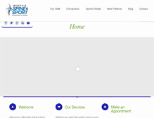 Tablet Screenshot of memphischiropracticneurology.com